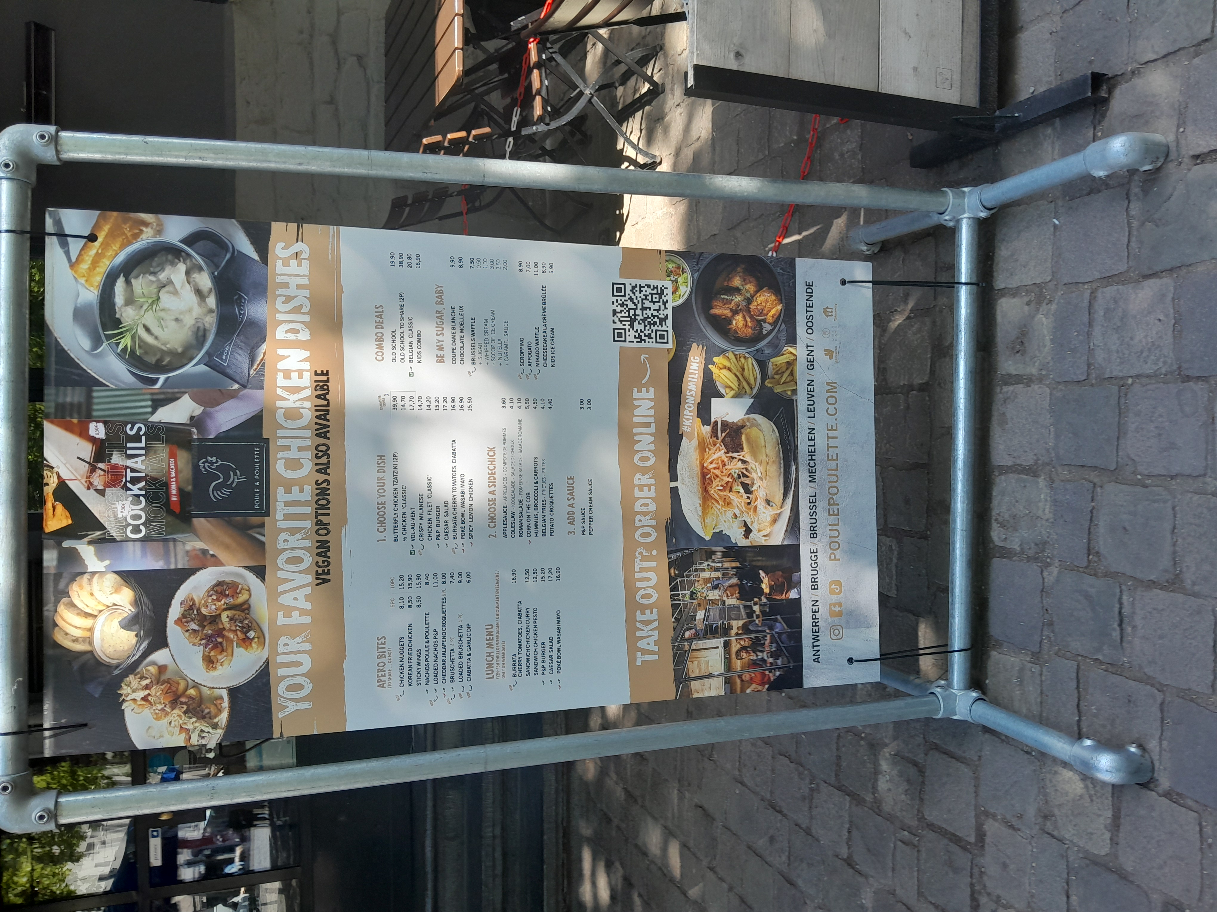 Menu Poule & Poulette